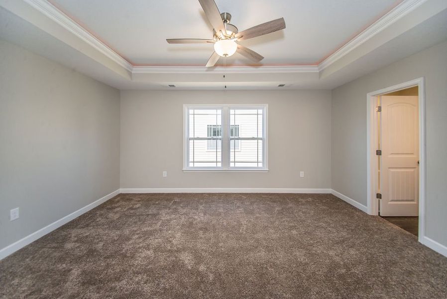 Representative unfurnished interior of a home built from the Bishop by Enchanted Homes in Arcadia Village, Spartanburg (Image 30).