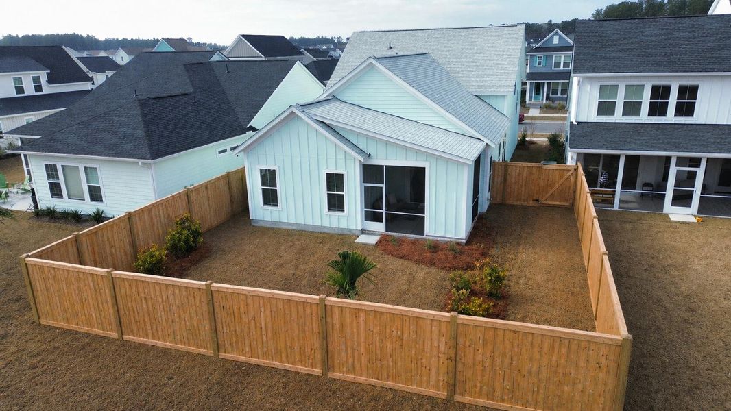 Exterior details and patio area of a home in , Summerville (Image 4).