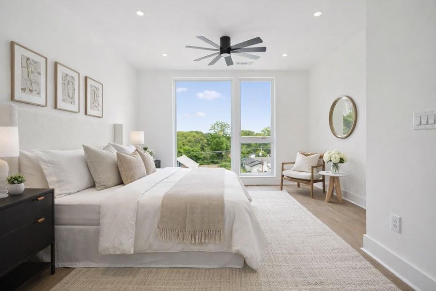 Furnished interior view inside a new home in Arlo Modern, Atlanta (Image 15).