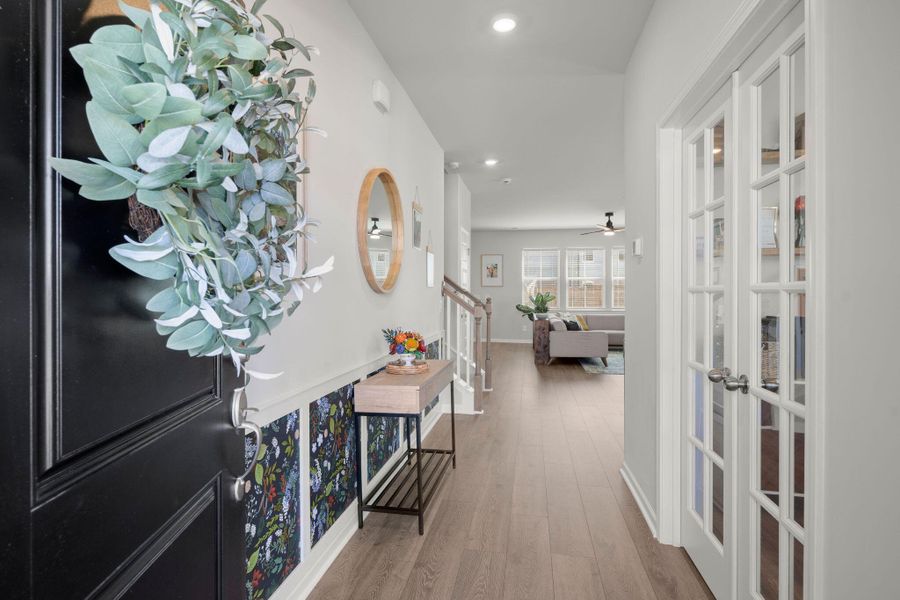 Furnished interior view inside a new home in Lindera Preserve at Cane Bay Plantation, Summerville (Image 32).