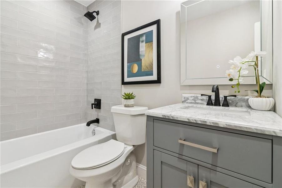 Furnished interior view inside a new home in , Decatur (Image 13).