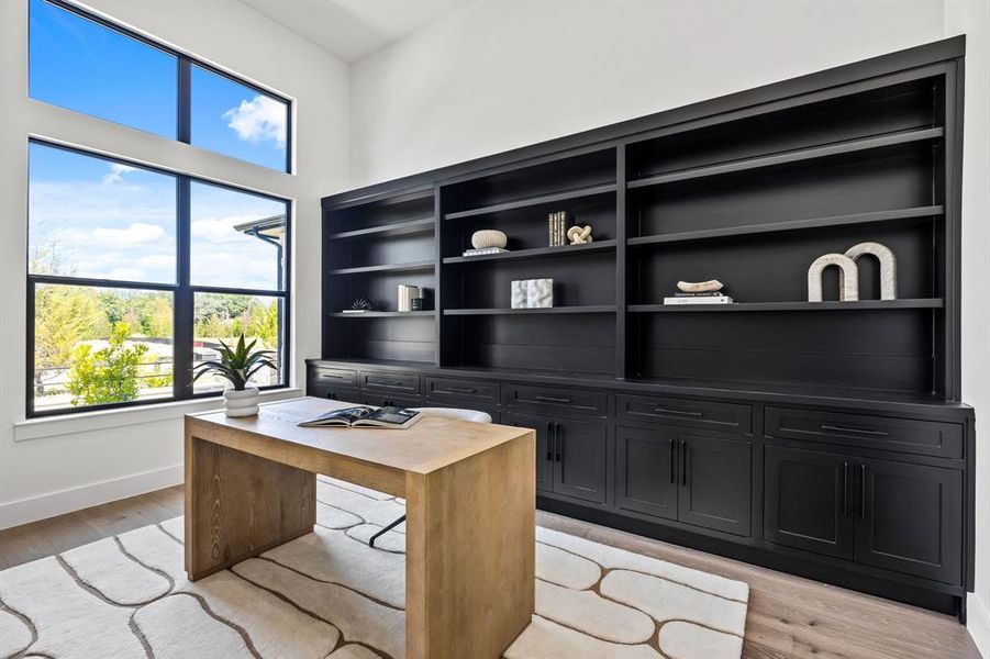 Furnished interior view inside a new home in , Heath (Image 10).