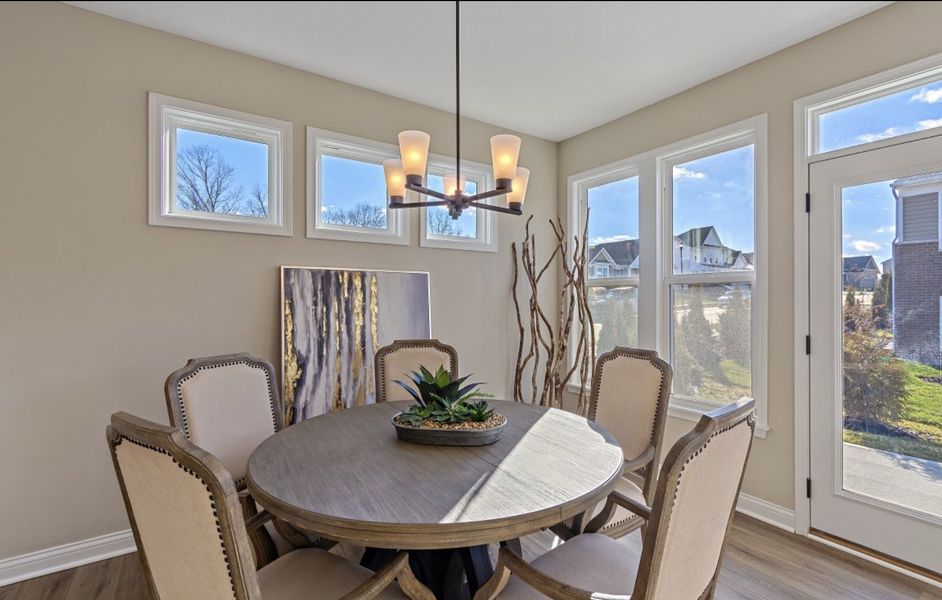 Representative furnished interior of a home built from the Edenton by Fischer Homes in Savannah Lakes, Hiram (Image 16).