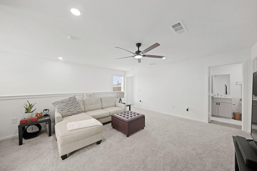 Furnished interior view inside a new home in Decker Farms, Magnolia (Image 26).