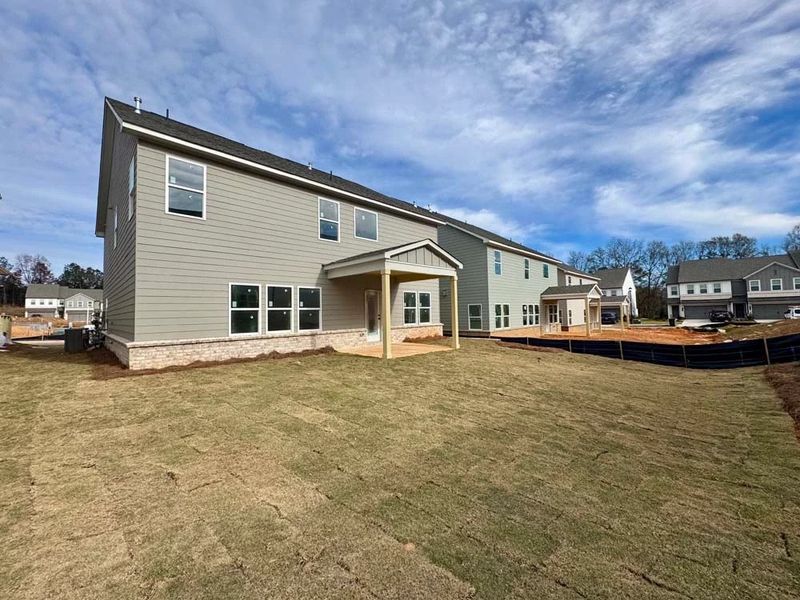 Rear Exterior Construction Progress