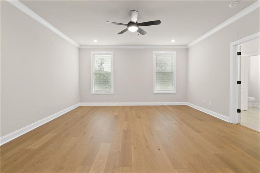 Spacious, unfurnished interior of a new home in Waterside Townhomes, Peachtree Corners (Image 17).