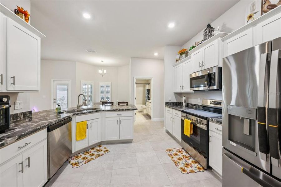 Furnished interior view inside a new home in Oaks at Ocala Crossings, Ocala (Image 17).