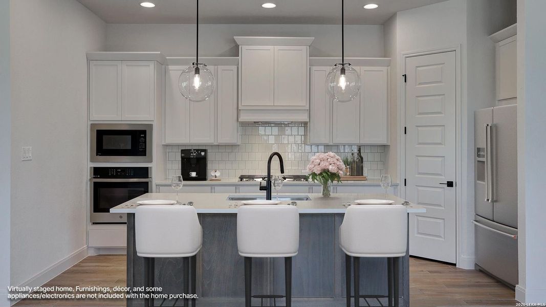 Furnished interior view inside a new home in Kallison Ranch, San Antonio (Image 12).