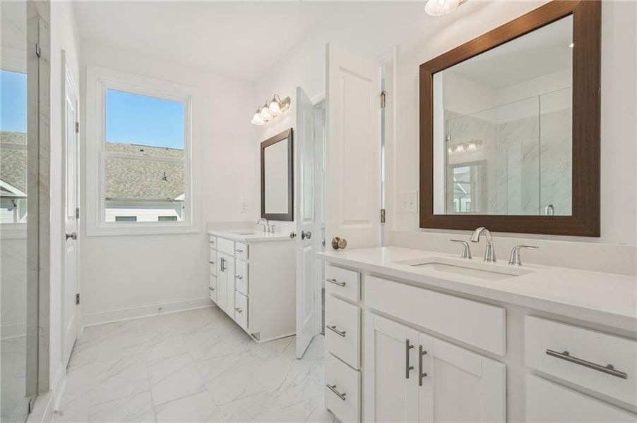 Furnished interior view inside a new home in Millcroft Townhomes, Buford (Image 6).