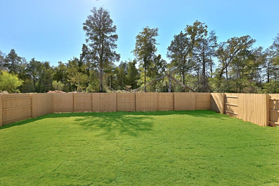Exterior details and patio area of a home in The Colony - 50', Bastrop (Image 3). Exterior details and patio area of a home in The Colony - 50', Bastrop (Image 3).