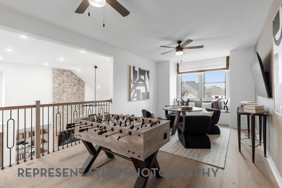 Furnished interior view inside a new home in The George, Richmond (Image 10).
