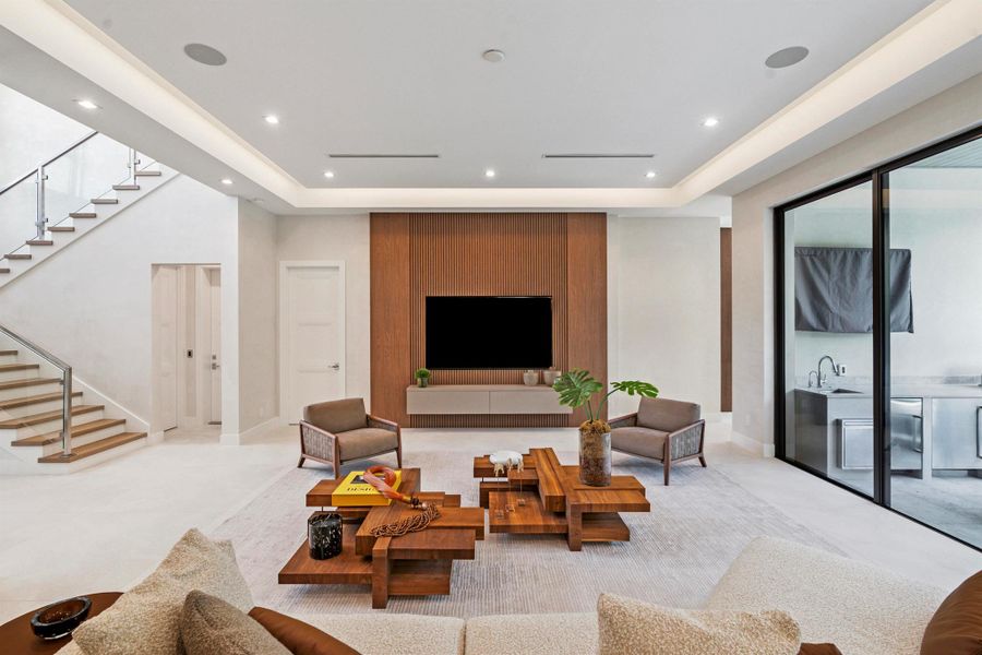 Furnished interior view inside a new home in , Boca Raton (Image 29). Furnished interior view inside a new home in , Boca Raton (Image 29).