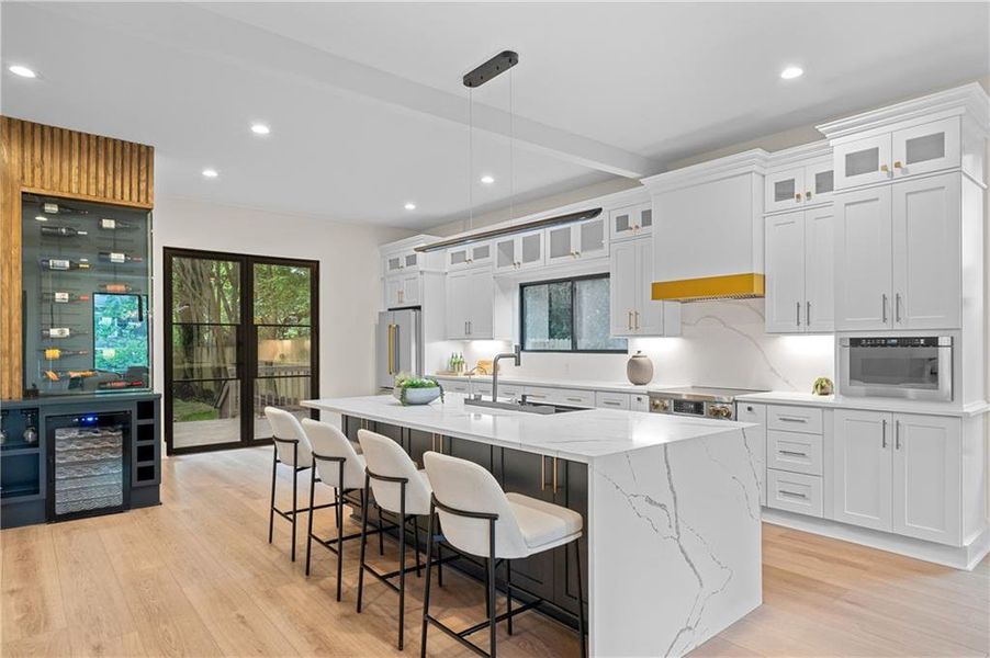 Furnished interior view inside a new home in , Atlanta (Image 8).