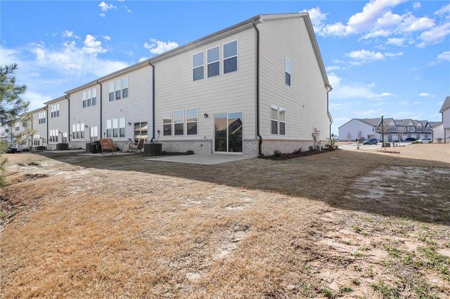 Exterior details and patio area of a home in Residences at Gateway, Bethlehem (Image 22).