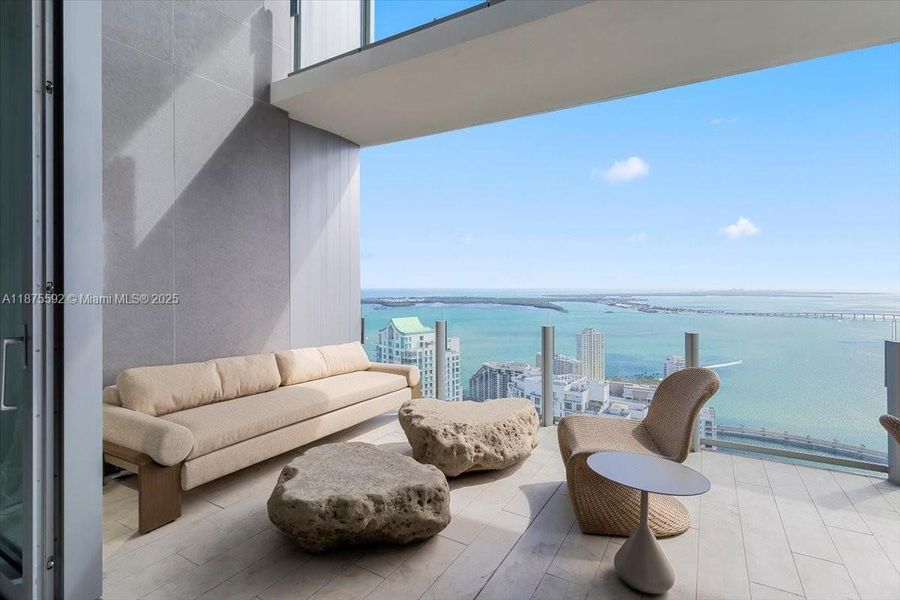 Furnished interior view inside a new home in , Miami (Image 7).