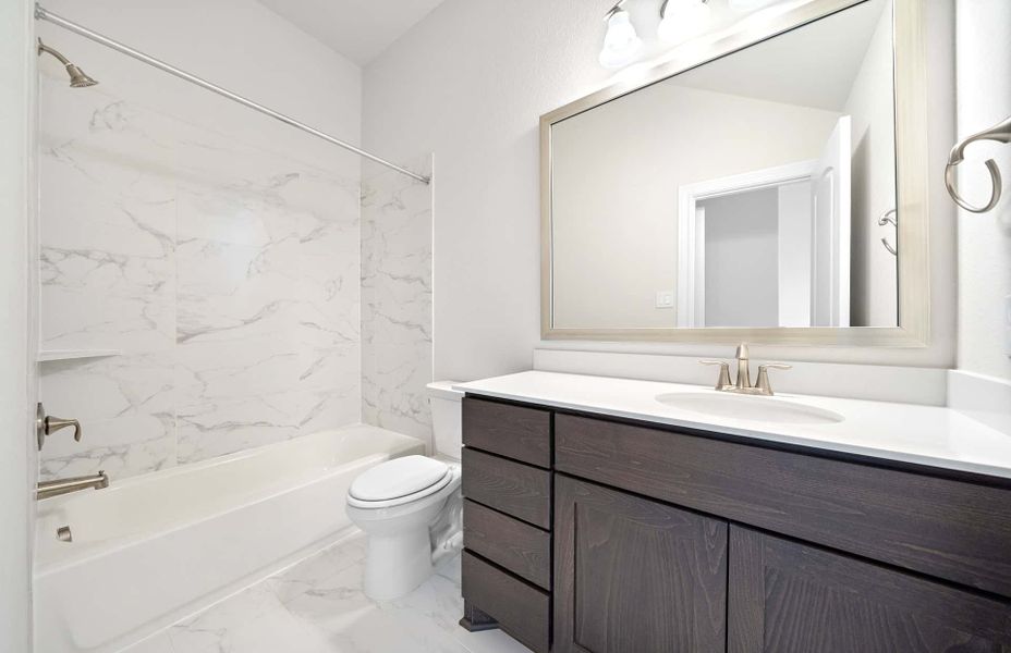 Representative furnished interior of a home built from the 3799AU by Ravenna Homes in Audubon 60′, Magnolia (Image 18).