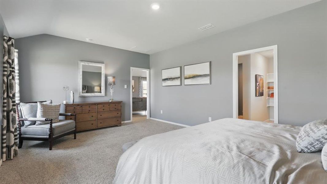 Furnished interior view inside a new home in Lonestar at Liberty Trails, Fort Worth (Image 31).