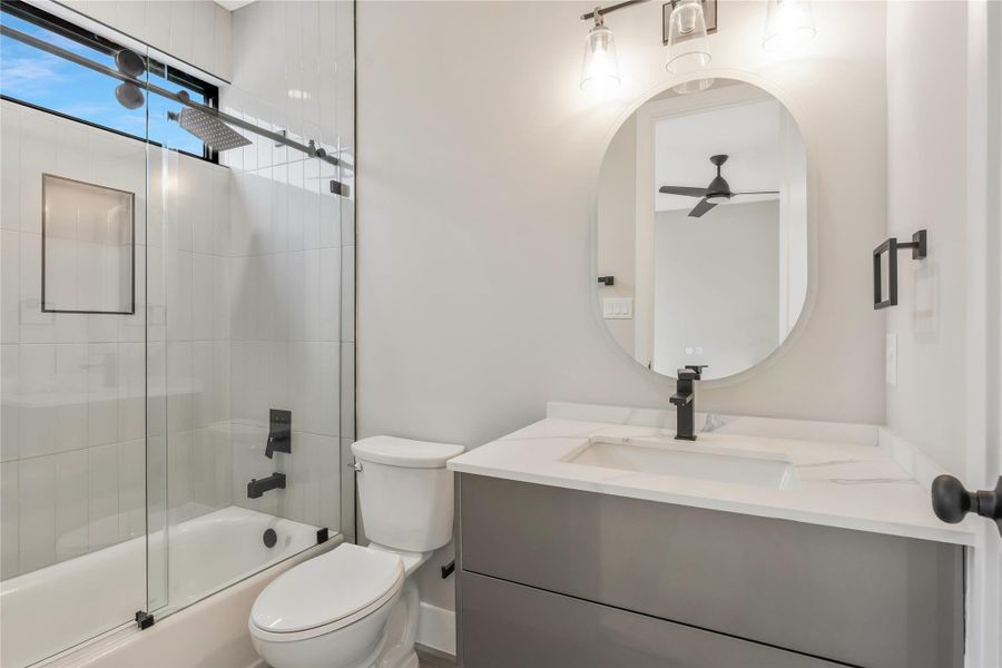 Furnished interior view inside a new home in , Houston (Image 12).