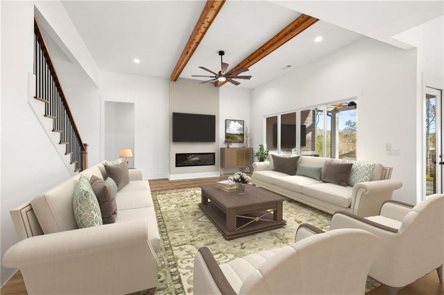 Furnished interior view inside a new home in , Jefferson (Image 17).