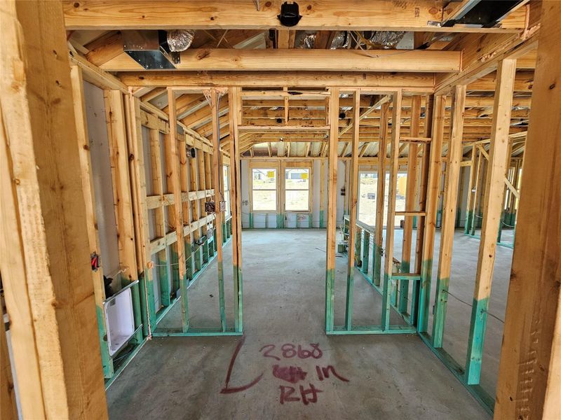 In-progress construction of a new home in Lexington Heights, Willis, TX (Image 6).