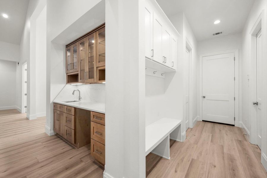 Furnished interior view inside a new home in , New Waverly (Image 11).