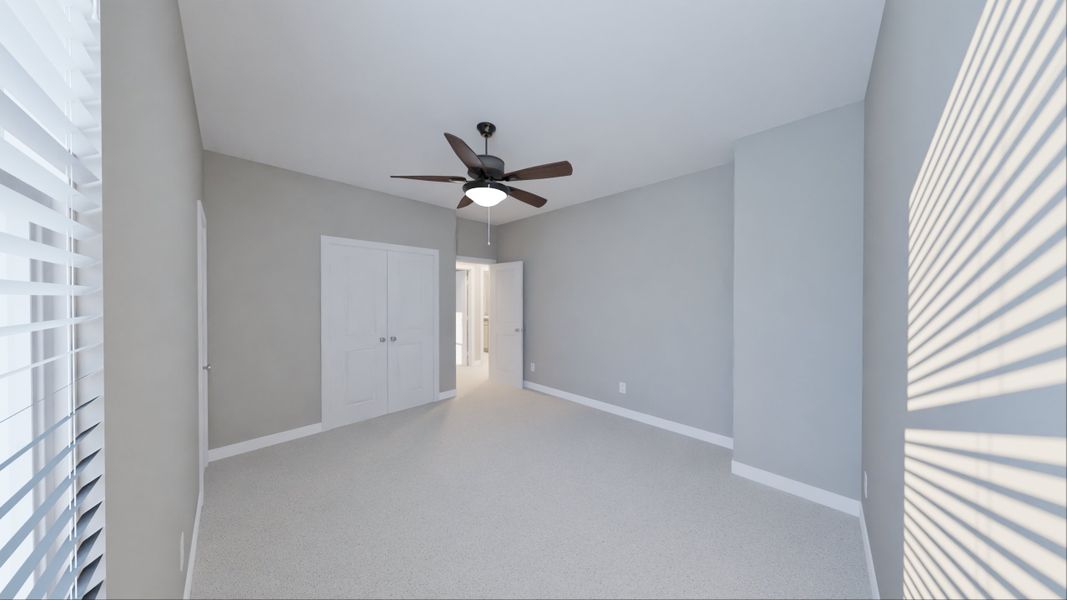 Representative unfurnished interior of a home built from the Amelia by Tricoast Homes in Summer Place  35', Montgomery (Image 17).