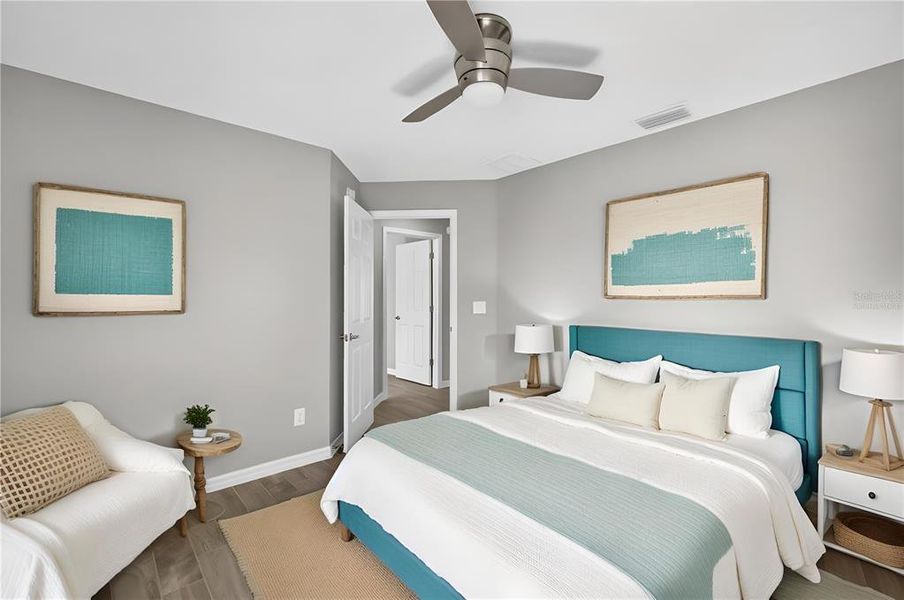 Furnished interior view inside a new home in , The Villages (Image 5). Furnished interior view inside a new home in , The Villages (Image 5).