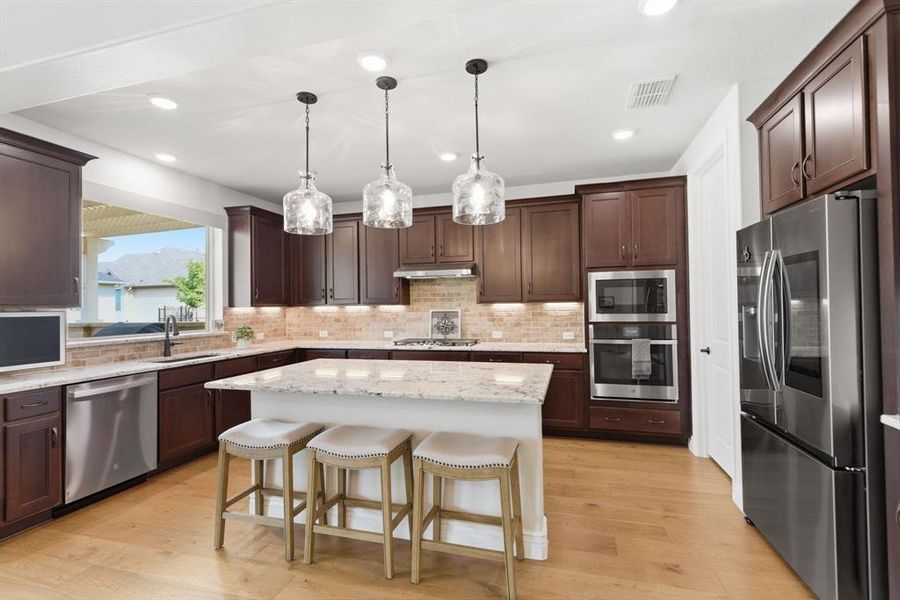 Furnished interior view inside a new home in , Denton (Image 5).
