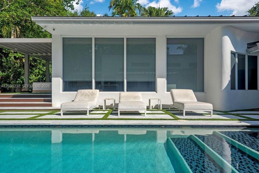 Exterior details and patio area of a home in , Pinecrest (Image 30). Exterior details and patio area of a home in , Pinecrest (Image 30).