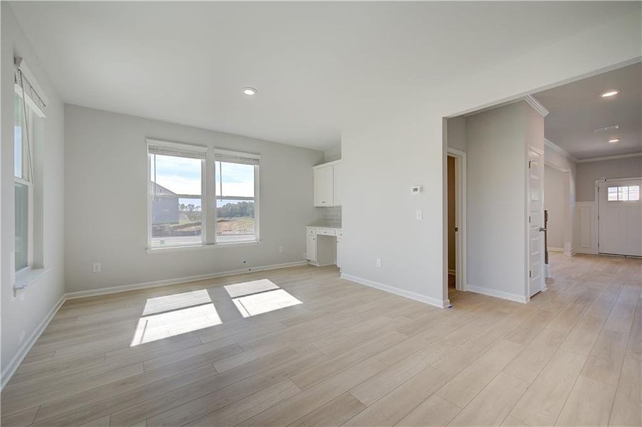 Spacious, unfurnished interior of a new home in Grandview at Millers Mill, Stockbridge (Image 20).