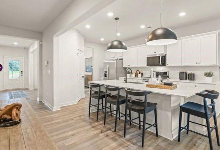 Furnished interior view inside a new home in The Estates at Gainesville Township, Gainesville (Image 22).