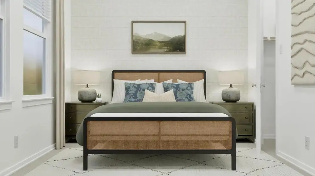 Guest suite. **Photos are illustrative only. This is not the actual homesite.**