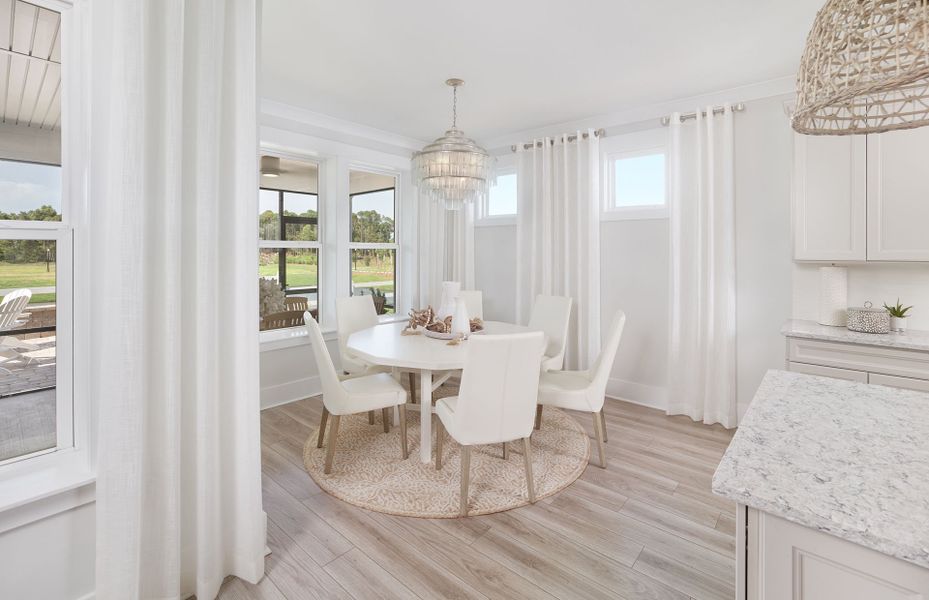 Enjoy a meal in the Dining area