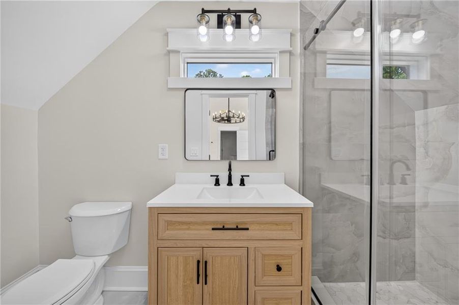 Furnished interior view inside a new home in , Monroe (Image 44).
