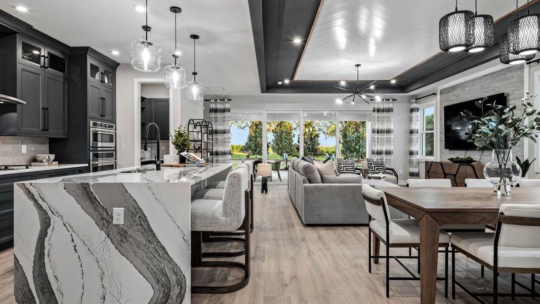 Kitchen, Dining & Great Room