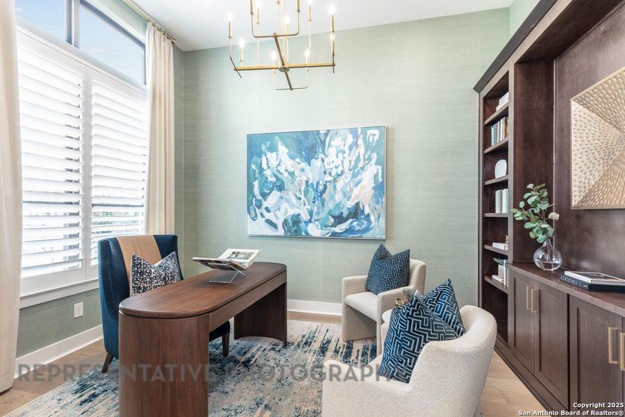 Furnished interior view inside a new home in The Ranches at Creekside, Boerne (Image 9). Furnished interior view inside a new home in The Ranches at Creekside, Boerne (Image 9).
