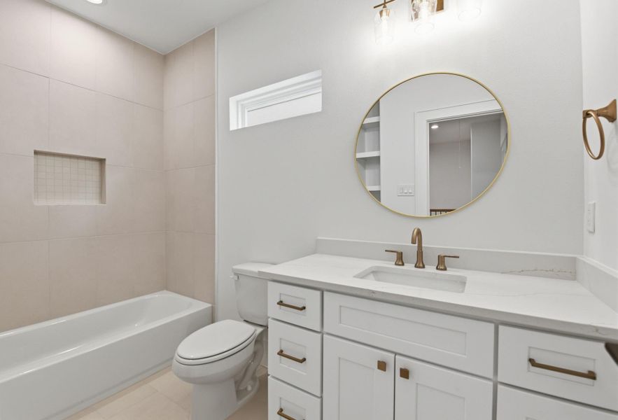 Furnished interior view inside a new home in , Houston (Image 10).