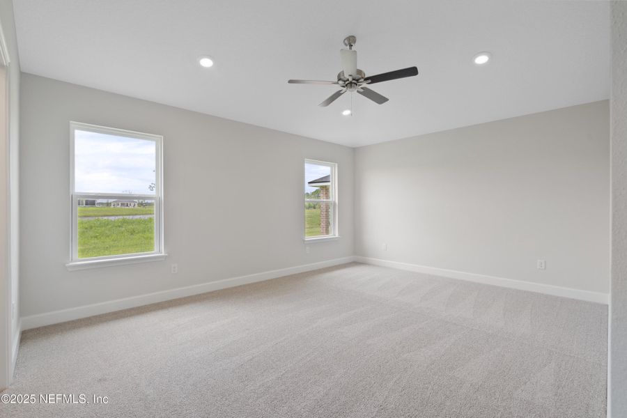 Spacious, unfurnished interior of a new home in Shadow Crest at Rolling Hills, Green Cove Springs (Image 15). Spacious, unfurnished interior of a new home in Shadow Crest at Rolling Hills, Green Cove Springs (Image 15).