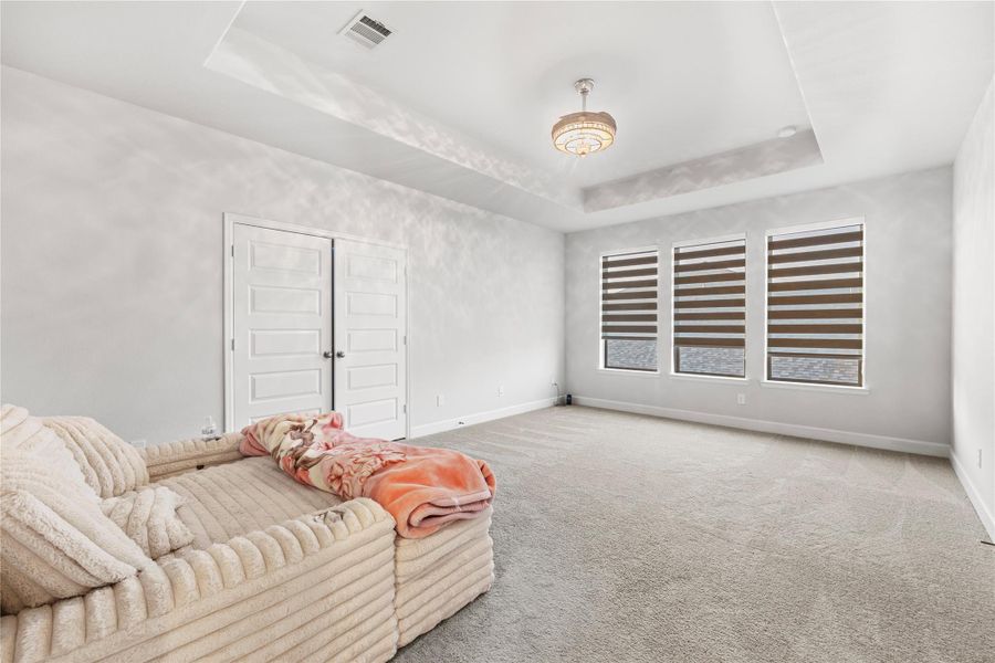 Furnished interior view inside a new home in Fulbrook On Fulshear Creek 60', Fulshear (Image 13). Furnished interior view inside a new home in Fulbrook On Fulshear Creek 60', Fulshear (Image 13).
