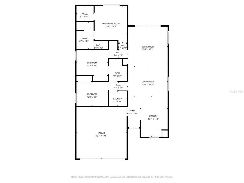 2D floor plan layout of this home in , Port Charlotte, FL (Image 5).