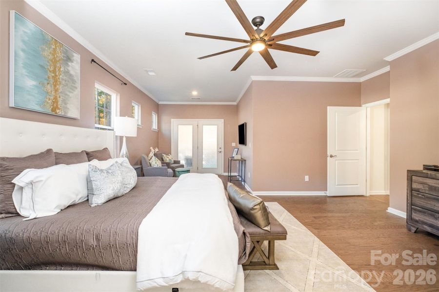 Furnished interior view inside a new home in , Charlotte (Image 18).
