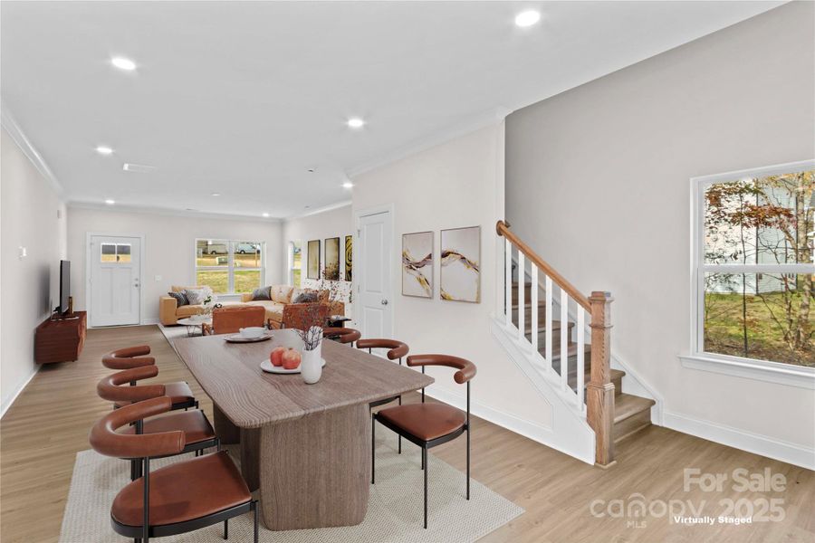 Furnished interior view inside a new home in , Statesville (Image 13).