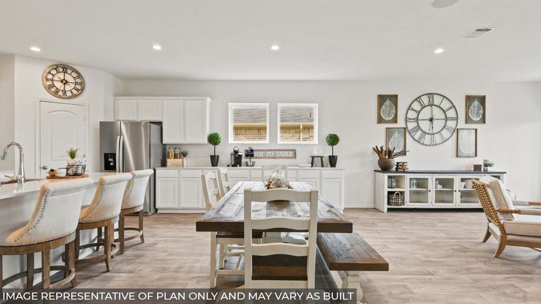 Furnished interior view inside a new home in Sunterra, Katy (Image 9).