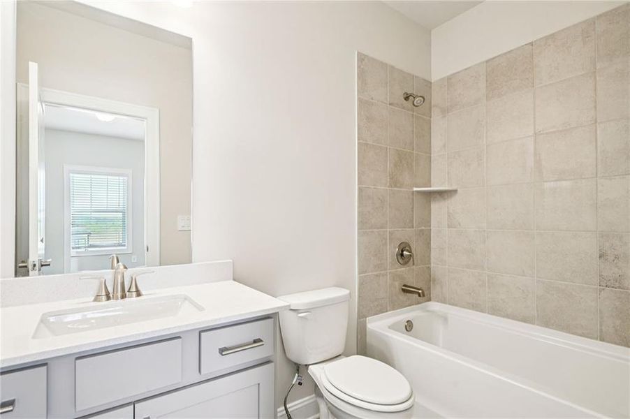 Furnished interior view inside a new home in River Pointe, Monroe (Image 17).