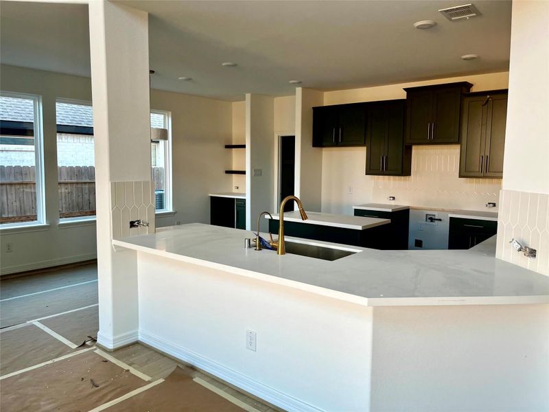 Actual progress of your home.