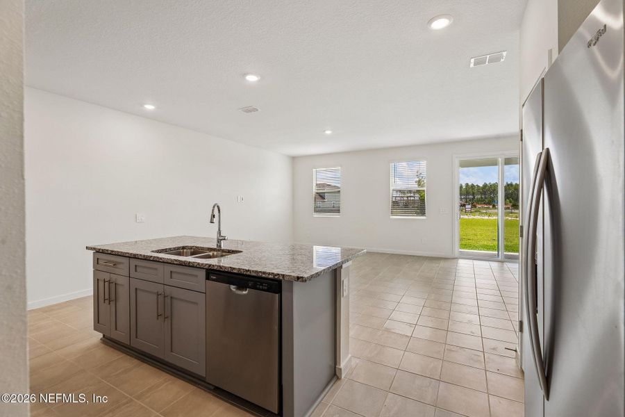 Furnished interior view inside a new home in Parkside at Shearwater, St. Augustine (Image 12).