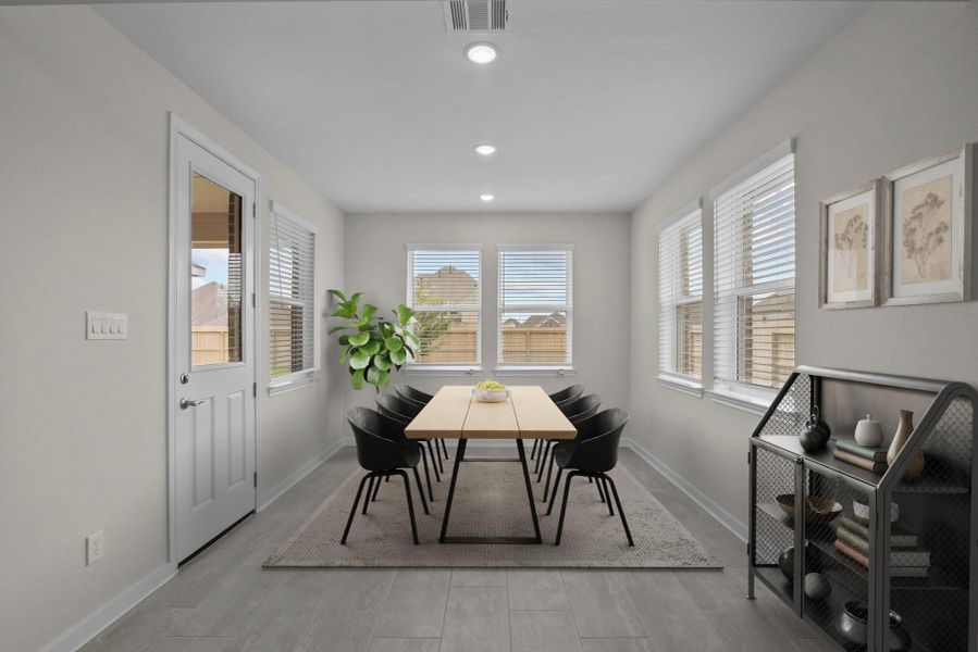 Charming dining area (*Photo not of actual home and used for illustration purposes only.)
