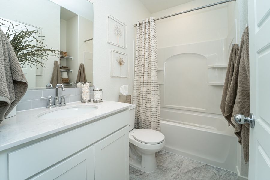 Furnished interior view inside a new home in Hudson Hills, Hudson (Image 11).