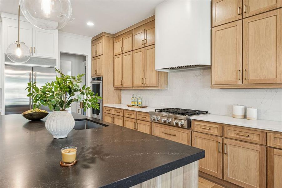 Close-up of interior finishes inside a home in , Dallas (Image 16).