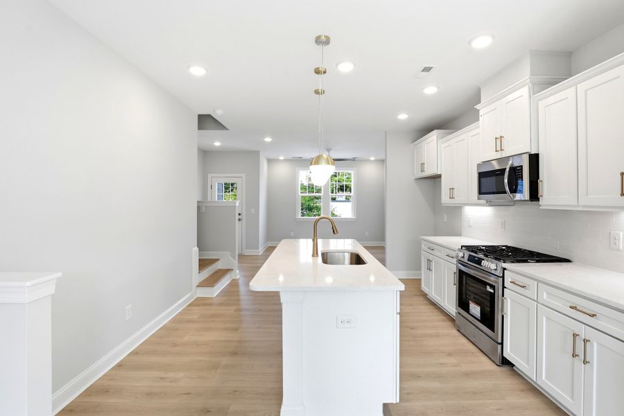 Representative furnished interior of a home built from the The Lofton by RobuckHomes in Downtown Wilmington Collective, Wilmington (Image 47).